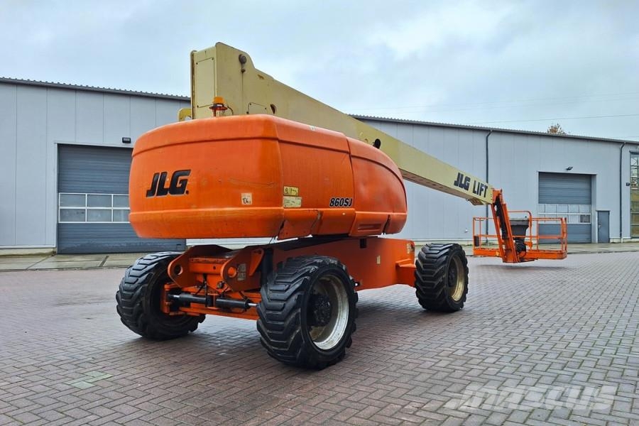 JLG 860SJ Diesel, 4x4 Drive, 28.2m Working Height, 22. Nacele cu brat telescopic