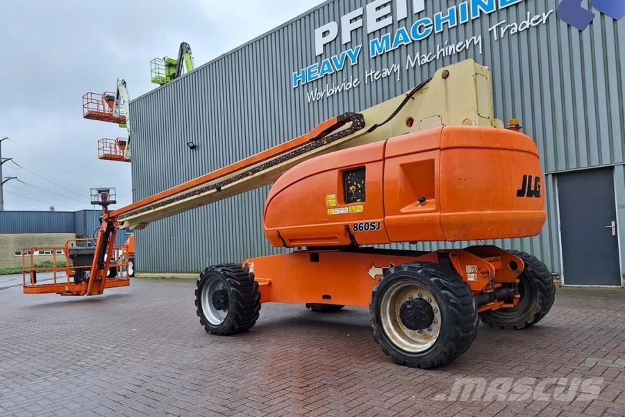 JLG 860SJ Diesel, 4x4 Drive, 28.2m Working Height, 22. Nacele cu brat telescopic