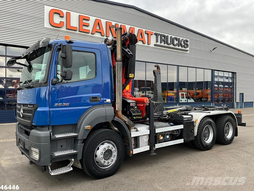 Mercedes-Benz Axor 2636 Manual Steel suspension 6x4 Palfinger 17 Camiones polibrazo