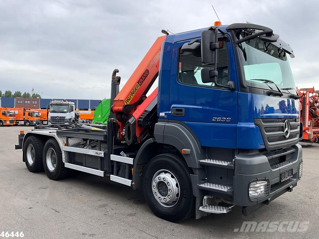 Mercedes-Benz Axor 2636 Manual Steel suspension 6x4 Palfinger 17 Camiones polibrazo