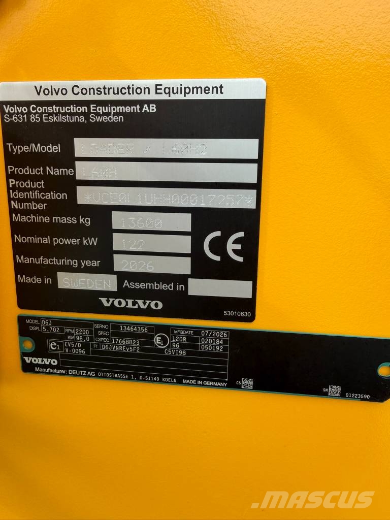 Volvo L60H2 Radlader