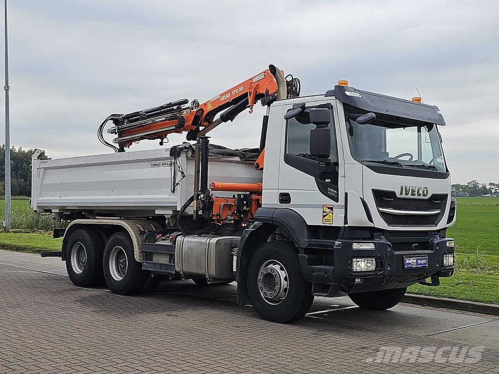 Iveco AD260T48 TRAKKER MEILLER,ATLAS 172.3 Kipper
