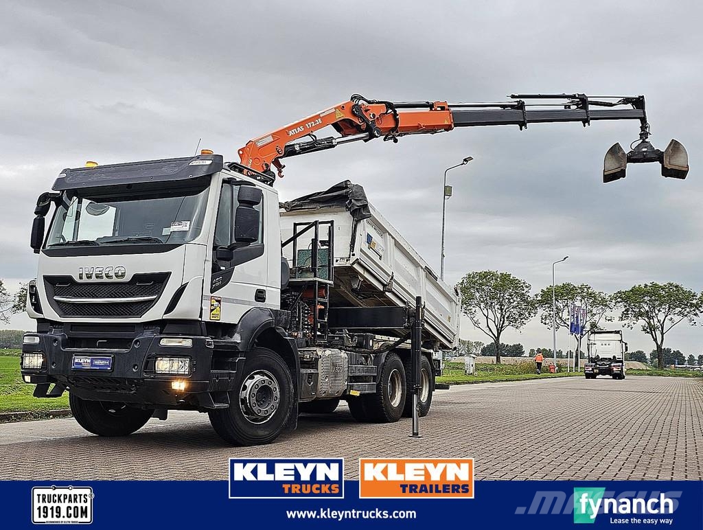 Iveco AD260T48 TRAKKER MEILLER,ATLAS 172.3 Kipper