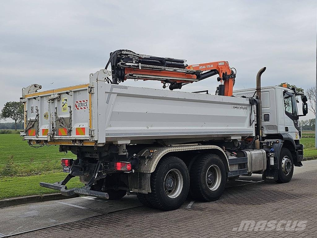 Iveco AD260T48 TRAKKER MEILLER,ATLAS 172.3 Kipper