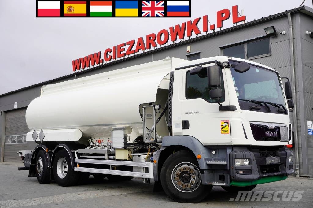 MAN TGM 26.340 6x2/4 / Magyar fuel tanker 18.5 m3/ ADR Грузовики-цистерны