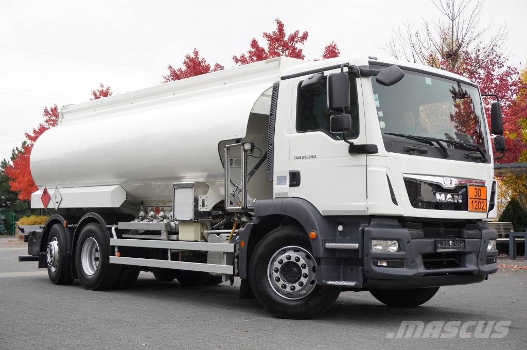 MAN TGM 26.340 6x2/4 / Magyar fuel tanker 18.5 m3/ ADR Tankbilar
