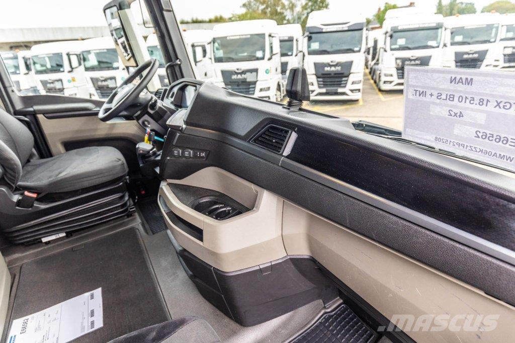 MAN TGX 18.510 BLS+INTARDER+PTO Naudoti vilkikai