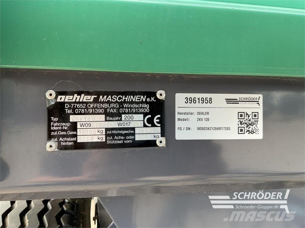 Oehler ZKV 120 Remorci cu scop general