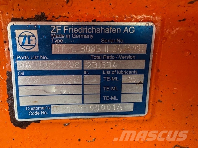 Doosan DL 300-5 USED REAR AXLES ZF MTL 3085 II Ejes