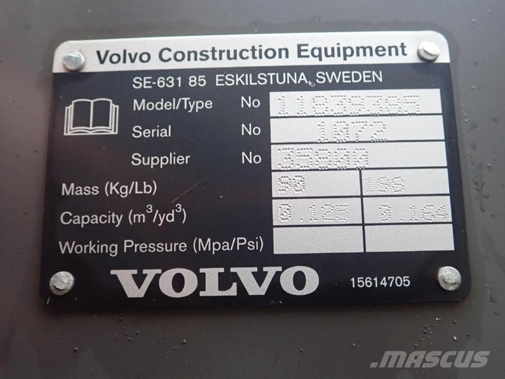 Volvo Grabenräumlöffel starr 1200mm Pin-On Cucharones
