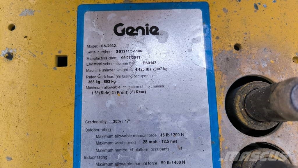 Genie GS 2032 Ножични работни платформи