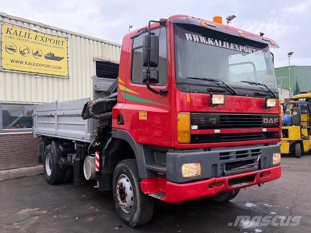 DAF 75.240 DAF 75.240 Kipper With Hiab Crane 4x4 Full Kiperi kamioni