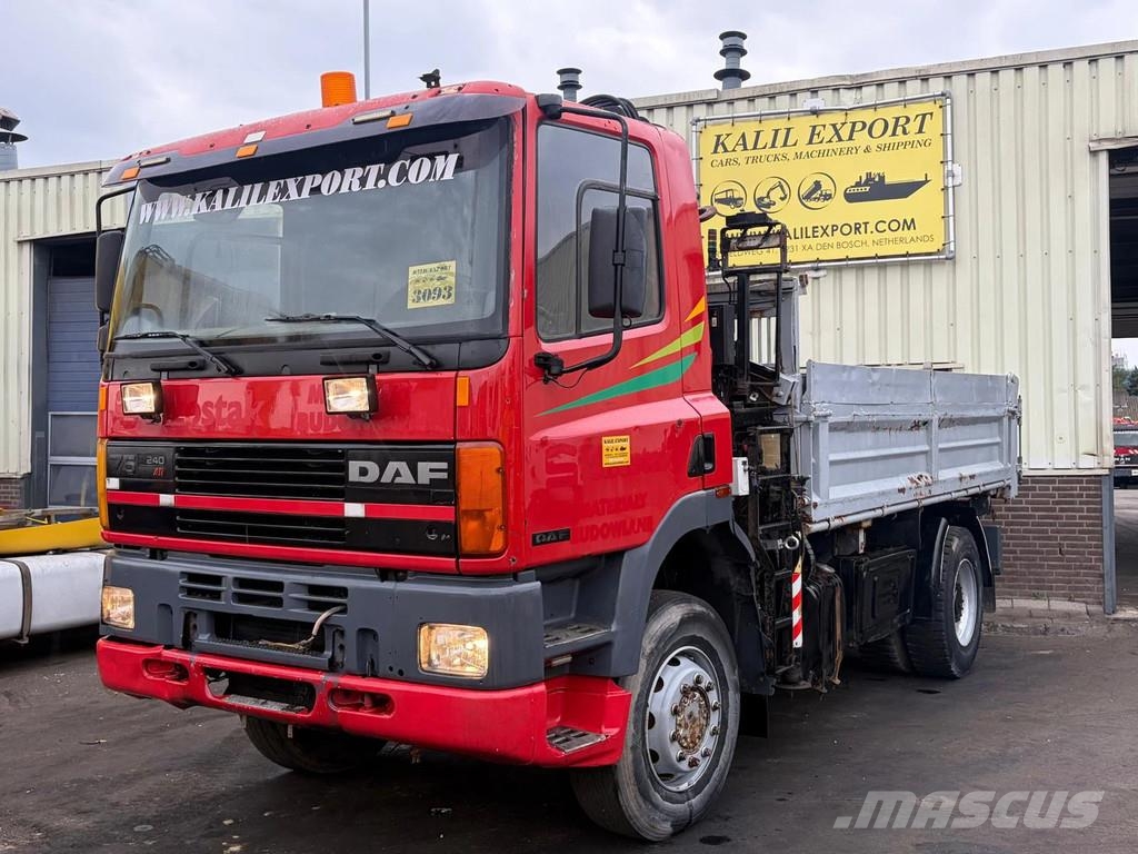 DAF 75.240 DAF 75.240 Kipper With Hiab Crane 4x4 Full Kiperi kamioni