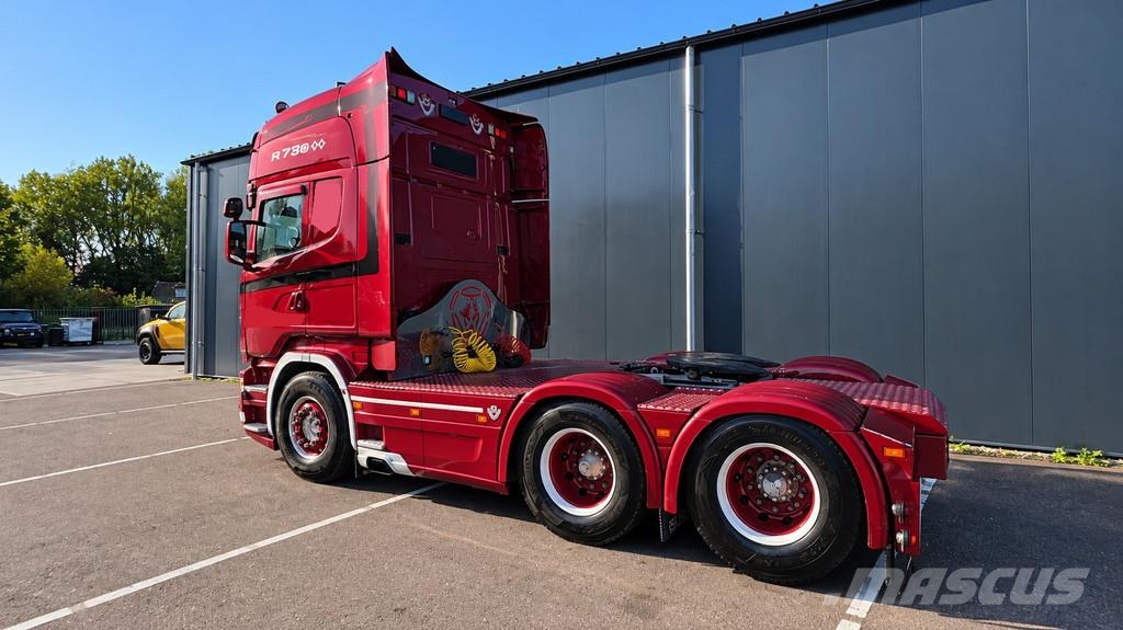 Scania R 730 6x2 V8 Retarder tractor unit Sadulveokid