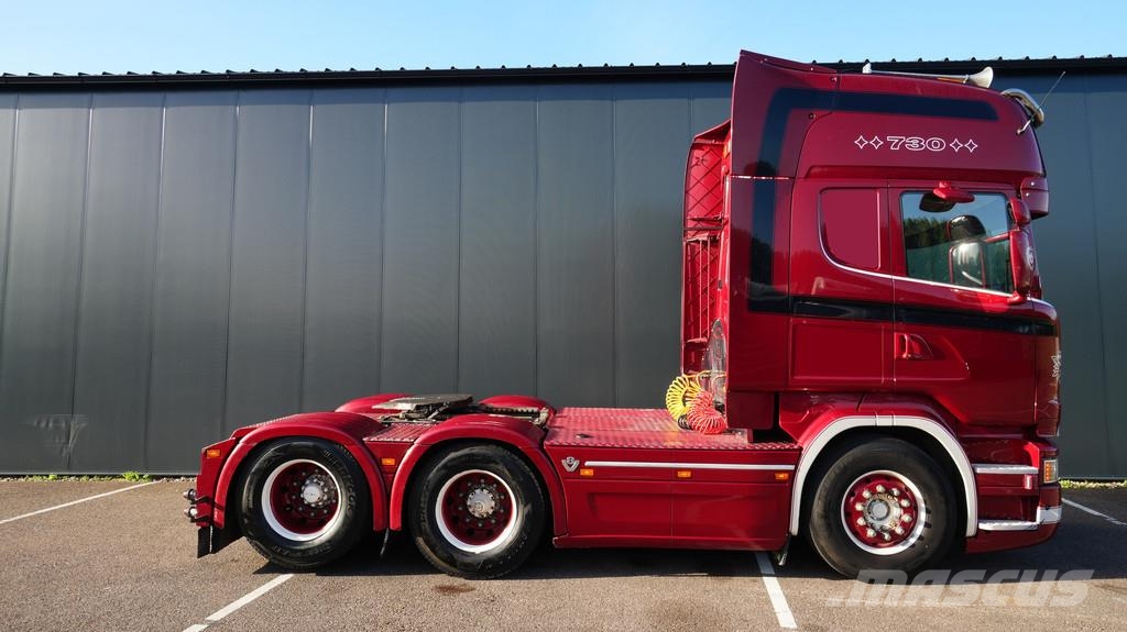 Scania R 730 6x2 V8 Retarder tractor unit Sadulveokid