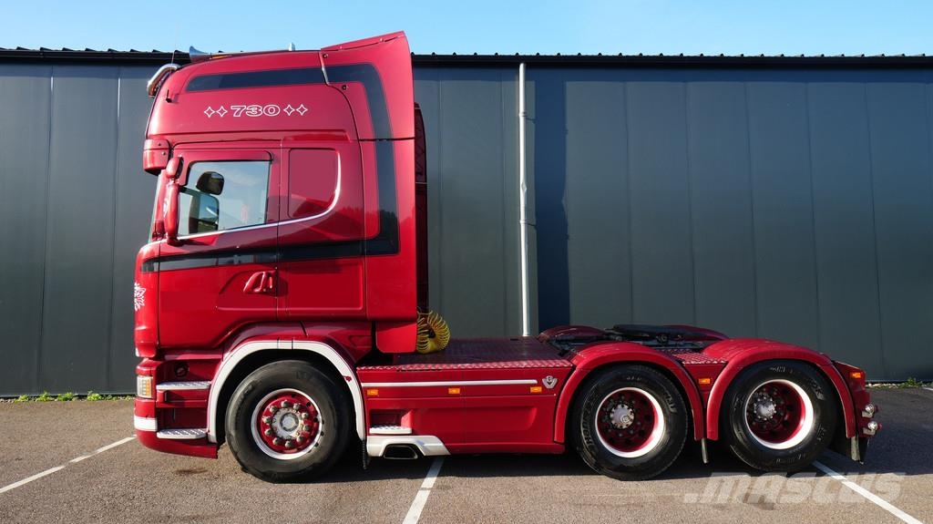 Scania R 730 6x2 V8 Retarder tractor unit Sadulveokid