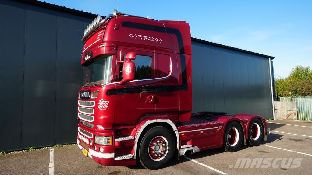 Scania R 730 6x2 V8 Retarder tractor unit Sadulveokid