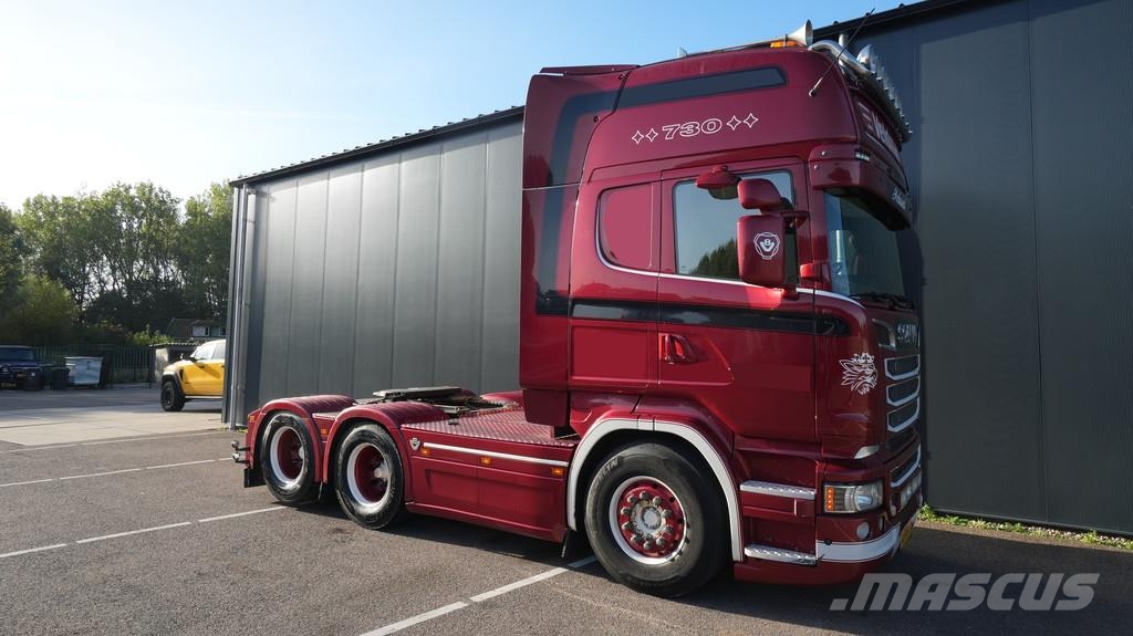 Scania R 730 6x2 V8 Retarder tractor unit Sadulveokid