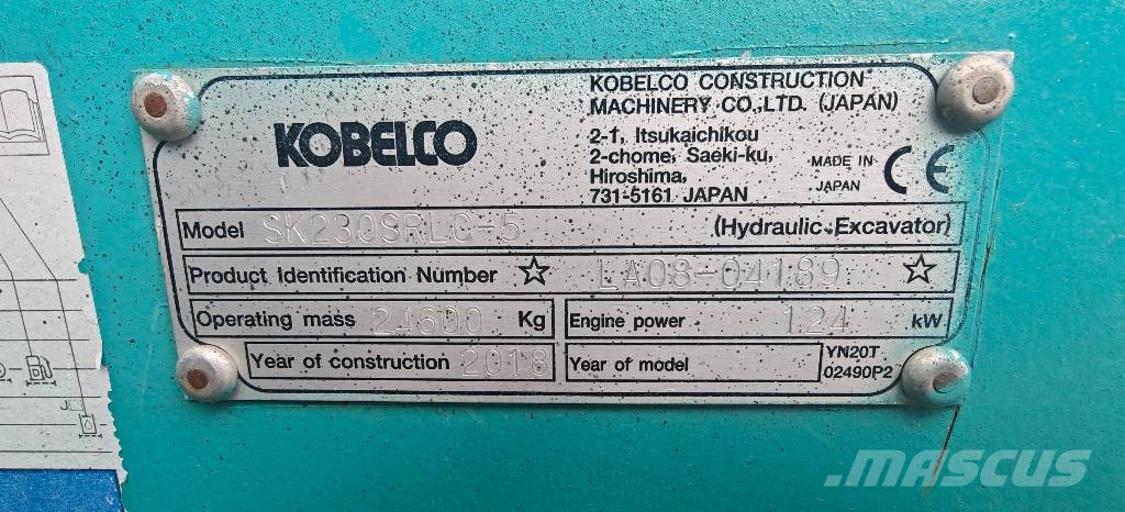 Kobelco SK 230 SR LC-5 Excavadoras sobre orugas