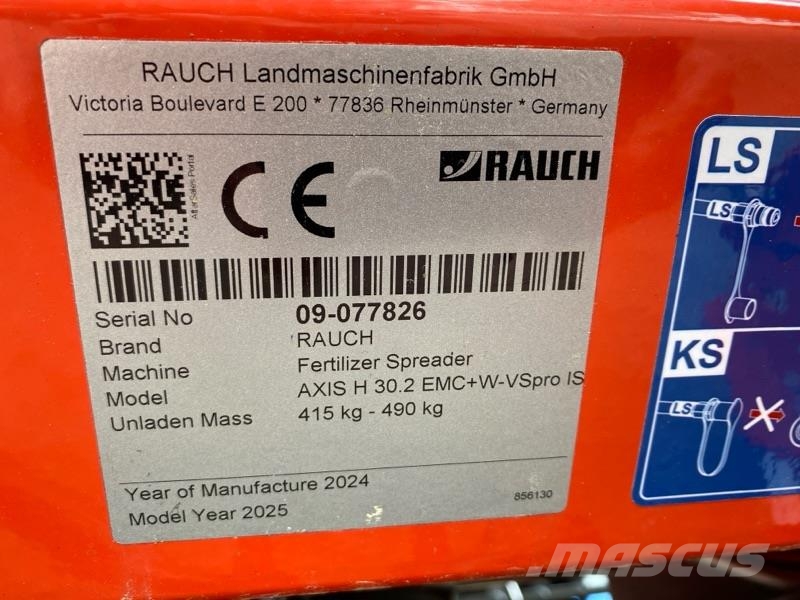 Rauch AXIS-H 30.2 EMC Muut maatalouskoneet