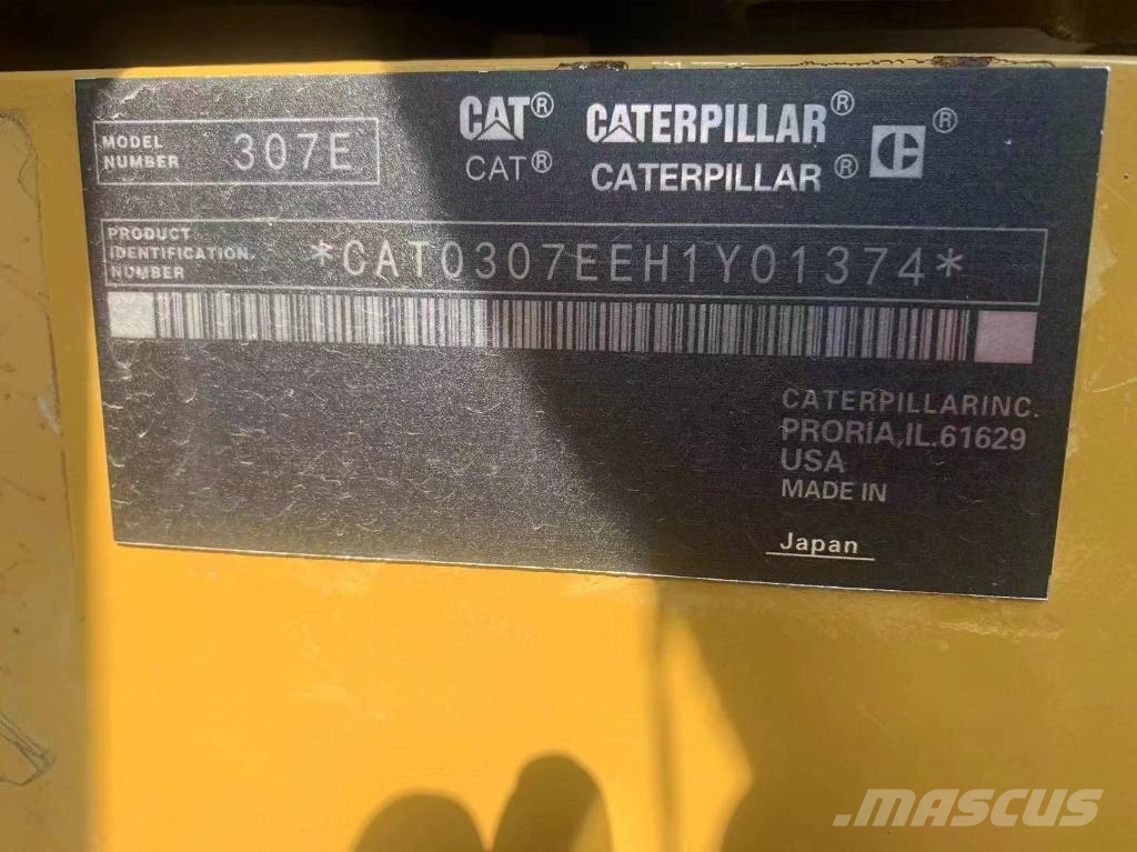 CAT 307E Escavadeiras de esteiras