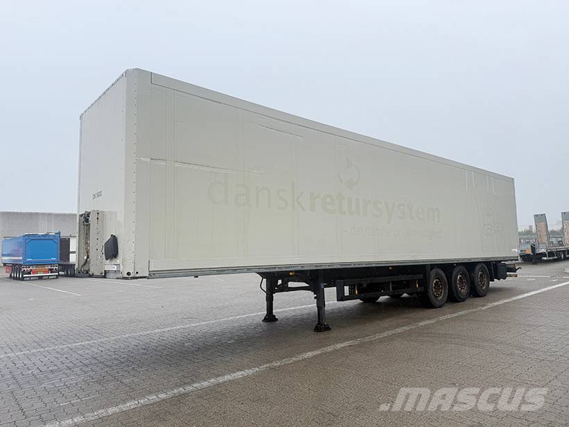 Schmitz Cargobull Boxtrailer / Kofferauflieger نصف مقطورات ذات هيكل صندوقي