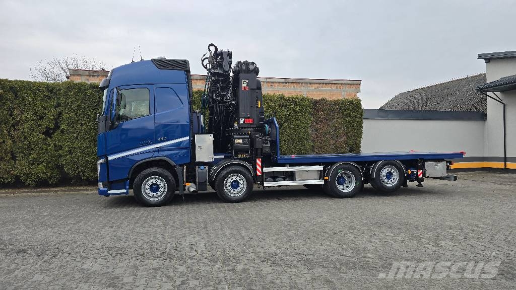 Volvo FH 460 8x2 HIAB 1055 E8 + JIB 150-6+1 Camiones grúa