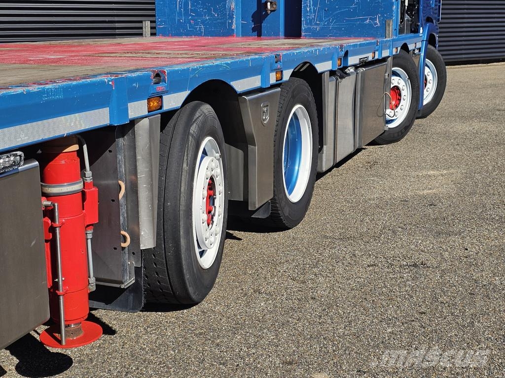 Scania R520 V8 8x2/6 / HMF 70 tm + JUMBO AANHANGER 크레인 트럭