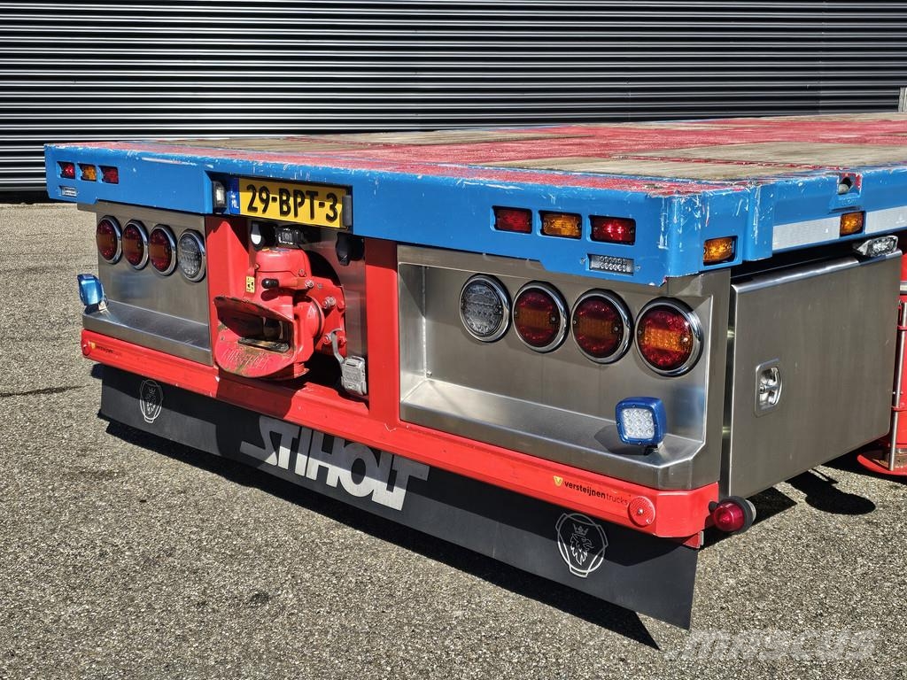 Scania R520 V8 8x2/6 / HMF 70 tm + JUMBO AANHANGER 크레인 트럭