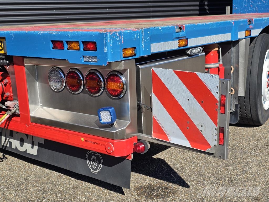 Scania R520 V8 8x2/6 / HMF 70 tm + JUMBO AANHANGER 크레인 트럭