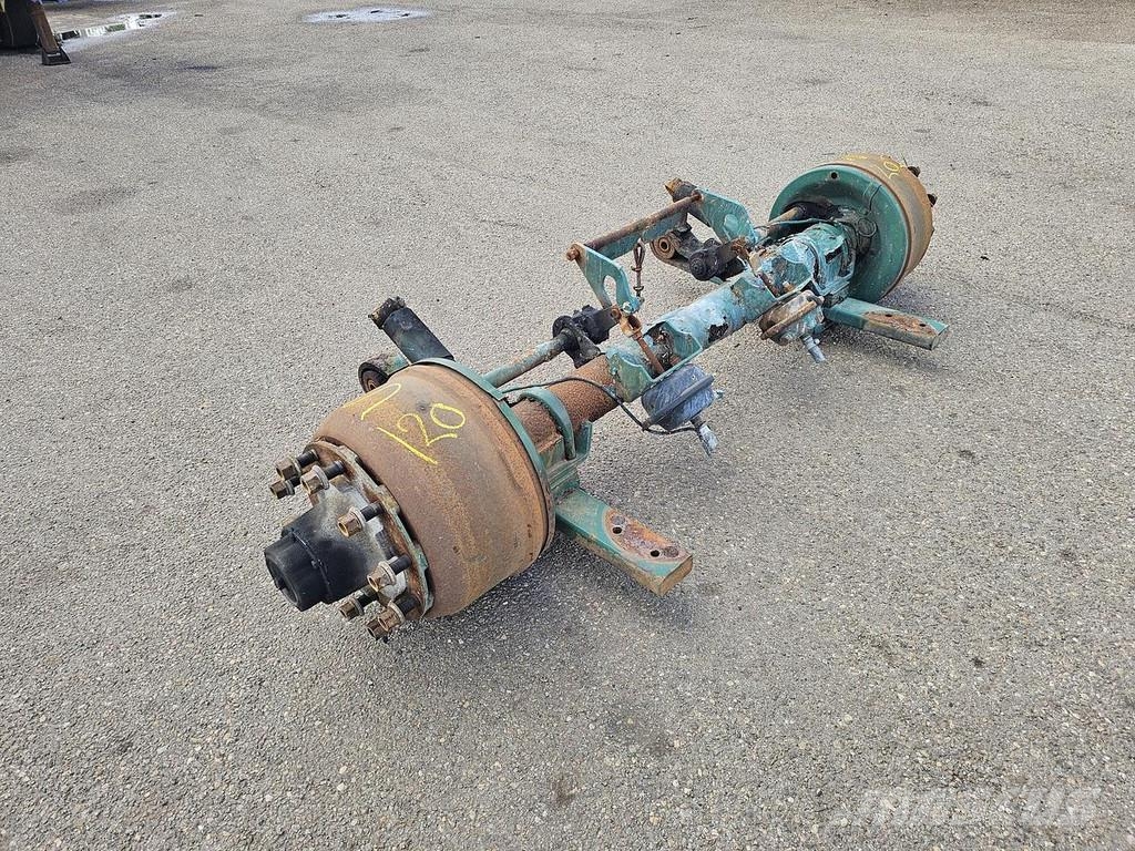 ROR tmt 9 tons traileraxle single tires. Осі