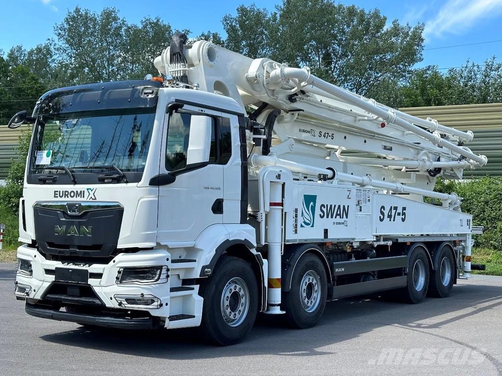 MAN TGS 41.520 SWAN TSP 47-5 160RZ ( 47m ) Bombas de concreto