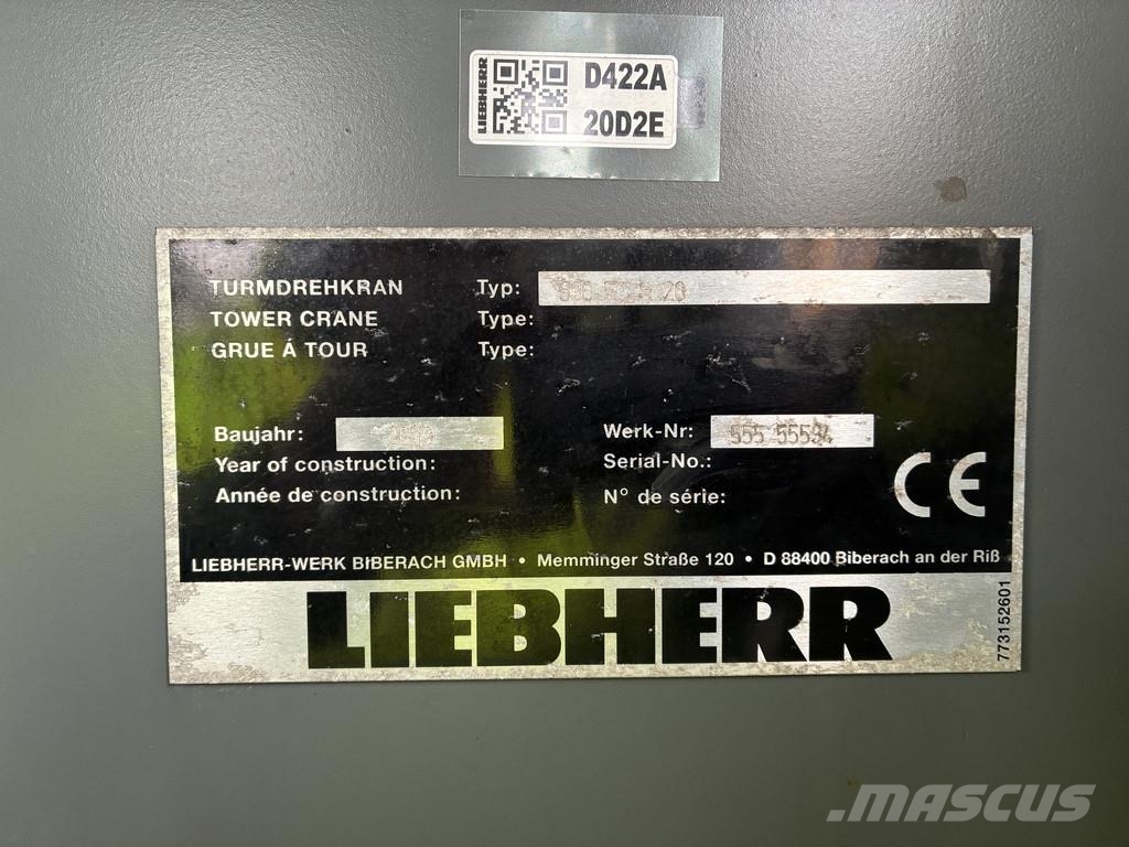 Liebherr 630 EC-H 40 Litronic 塔式起重機