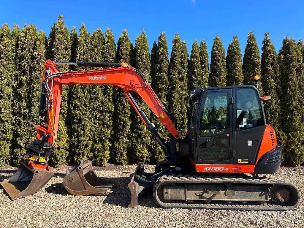 Kubota KX 080-4 حفارات صغيرة أقل من 7 طن (حفارات صغيرة)