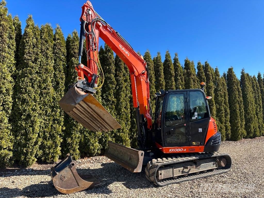 Kubota KX 080-4 حفارات صغيرة أقل من 7 طن (حفارات صغيرة)