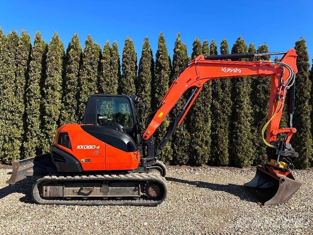 Kubota KX 080-4 حفارات صغيرة أقل من 7 طن (حفارات صغيرة)
