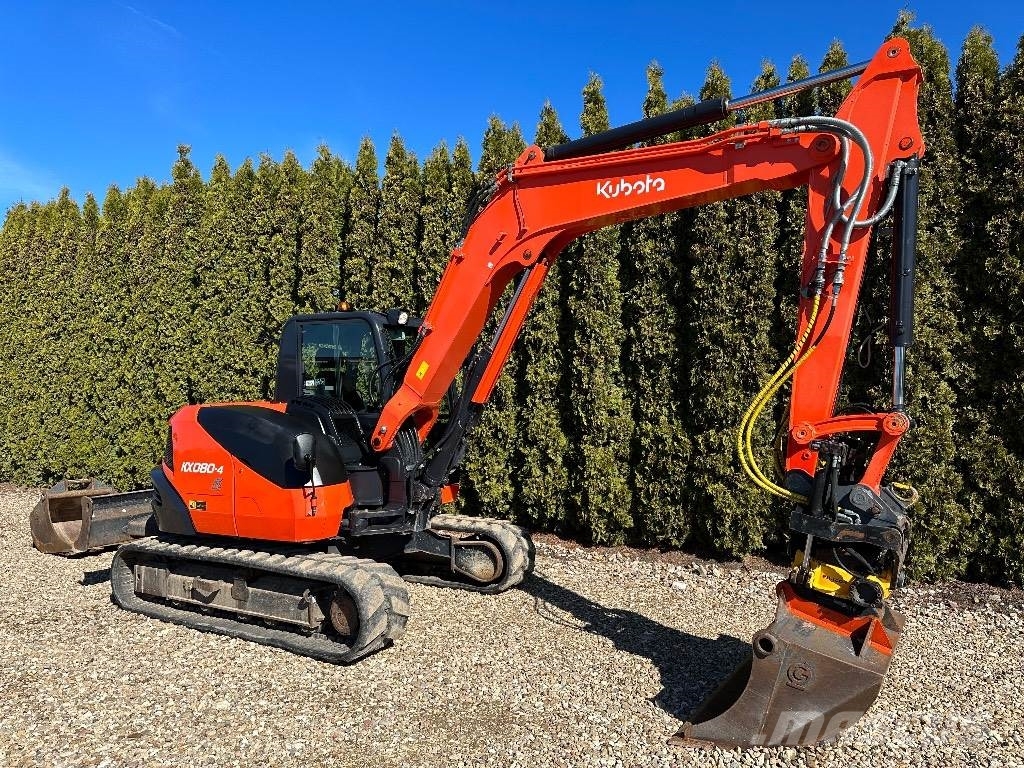 Kubota KX 080-4 حفارات صغيرة أقل من 7 طن (حفارات صغيرة)