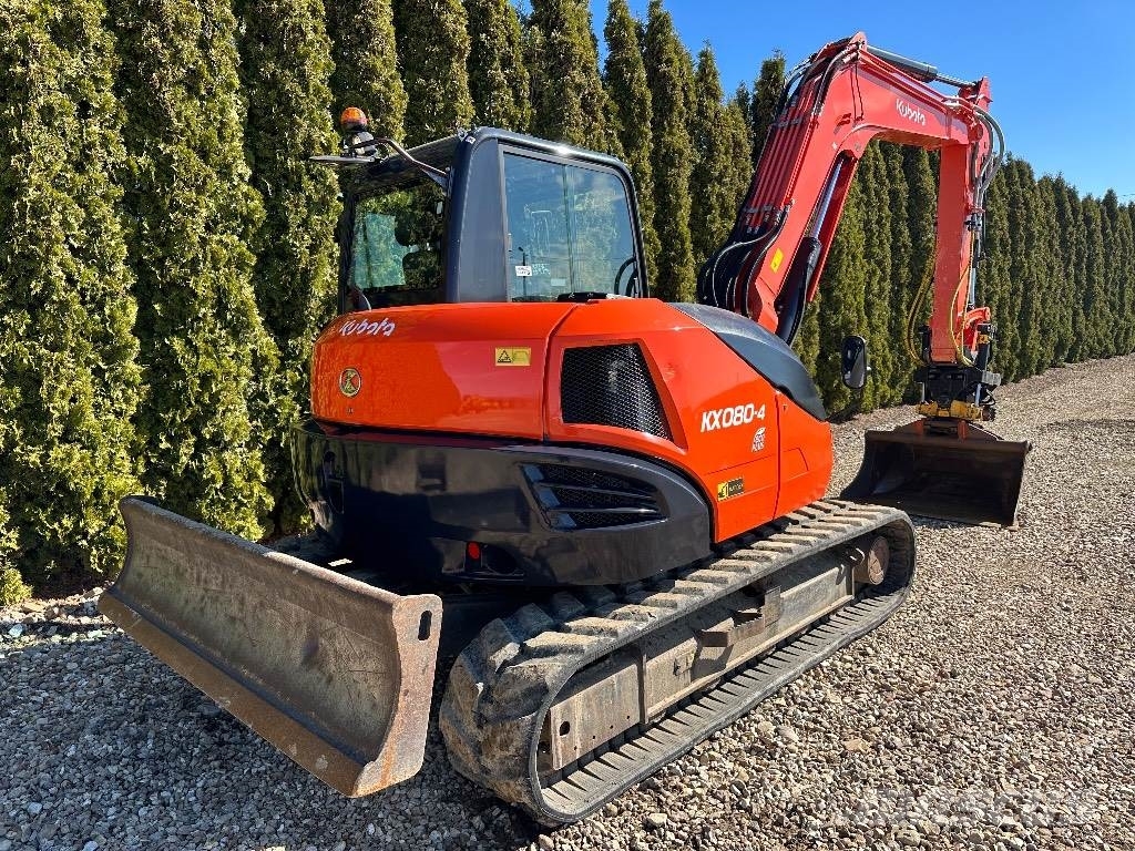 Kubota KX 080-4 حفارات صغيرة أقل من 7 طن (حفارات صغيرة)