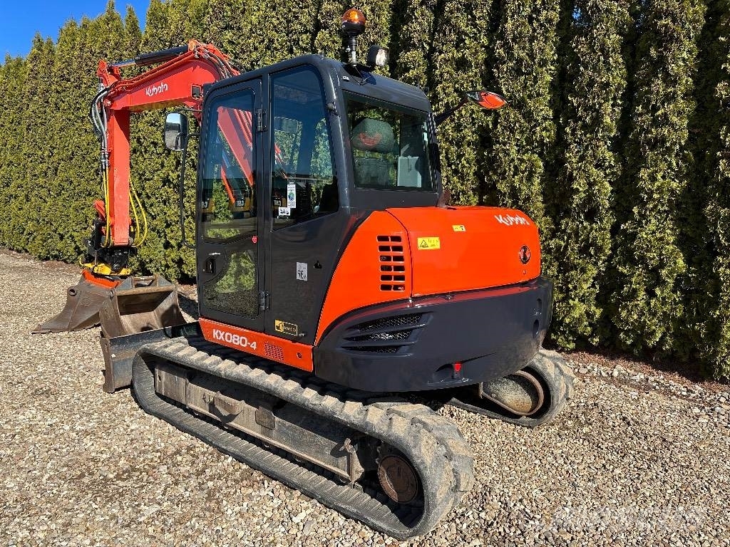 Kubota KX 080-4 حفارات صغيرة أقل من 7 طن (حفارات صغيرة)