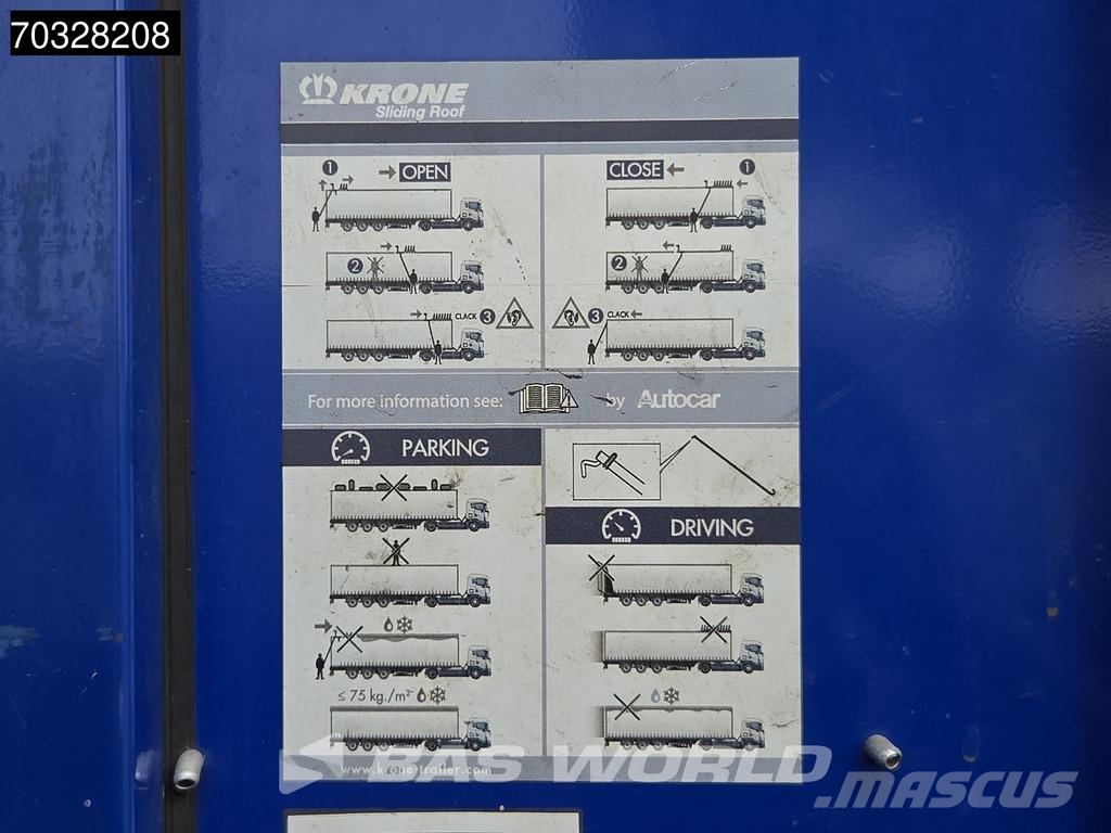 Krone SD Lift Axle Boards カーテンサイダー