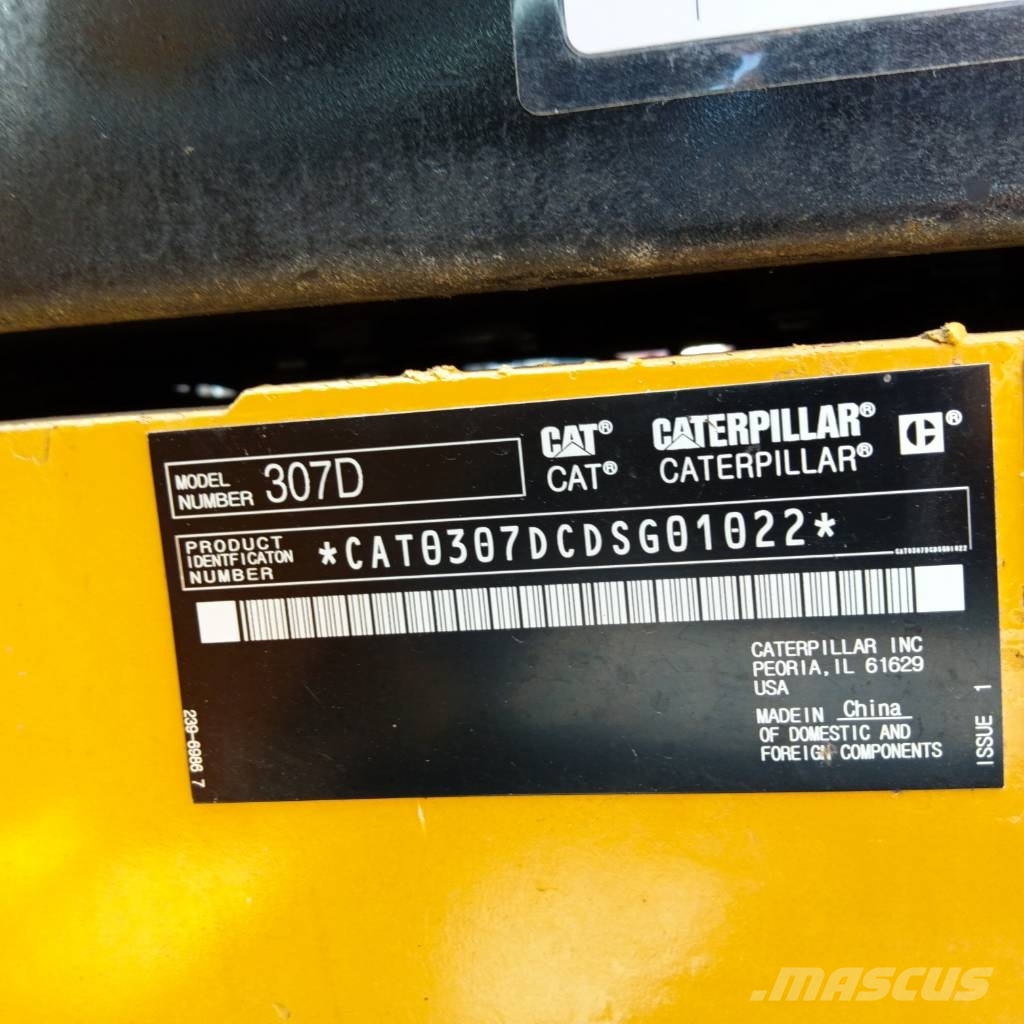 CAT 307D Escavadeiras de esteiras