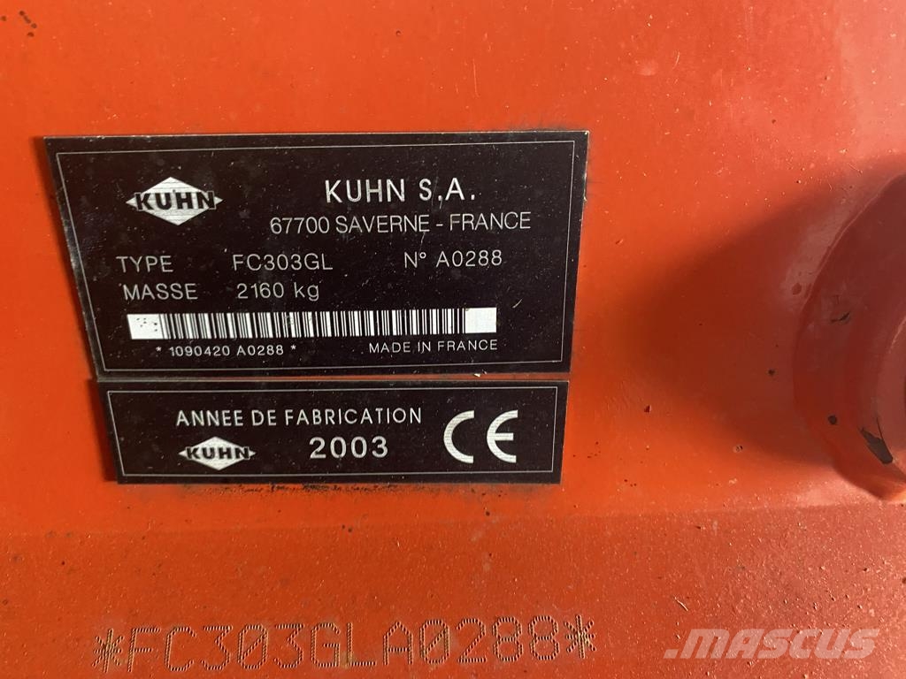 Kuhn FC 303 GL Tondeuses tractées