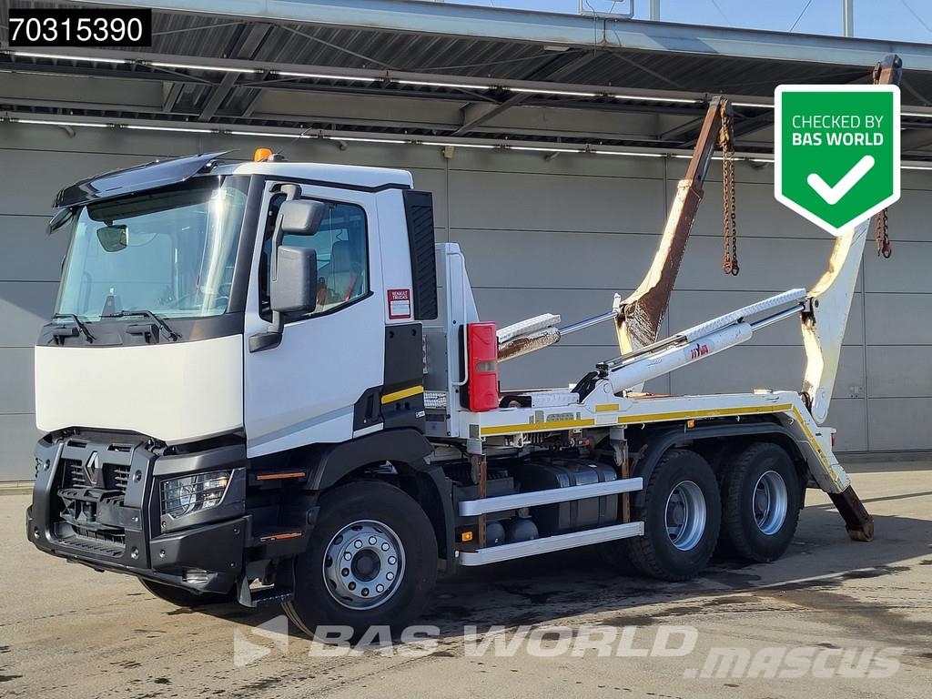 Renault C 430 6X4 HYVA NG 2018 TAXL skiploader 6x4 Big-Axl Portaalsysteem vrachtwagens