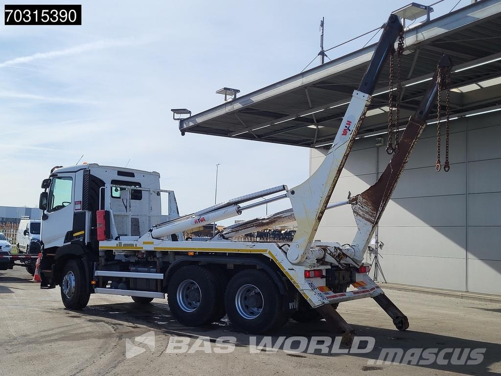 Renault C 430 6X4 HYVA NG 2018 TAXL skiploader 6x4 Big-Axl Portaalsysteem vrachtwagens