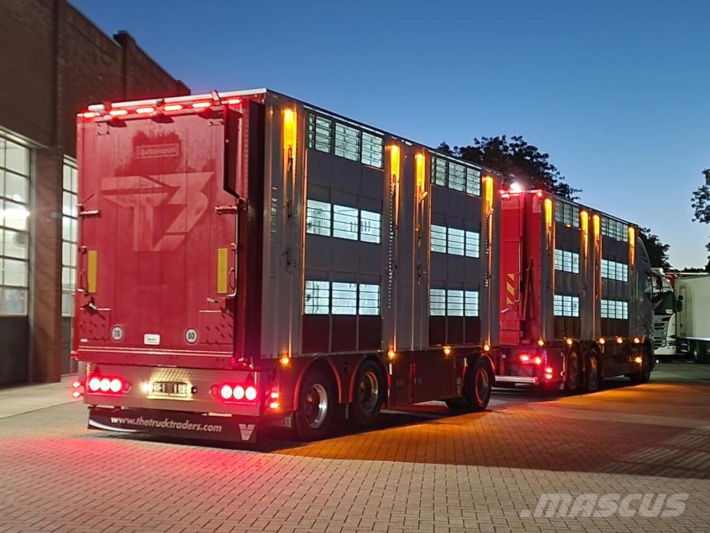 Volvo FH 13.500 XL 6x2 - Pezzaioli livestock 3 deck + Tr Eläinkuljetusautot