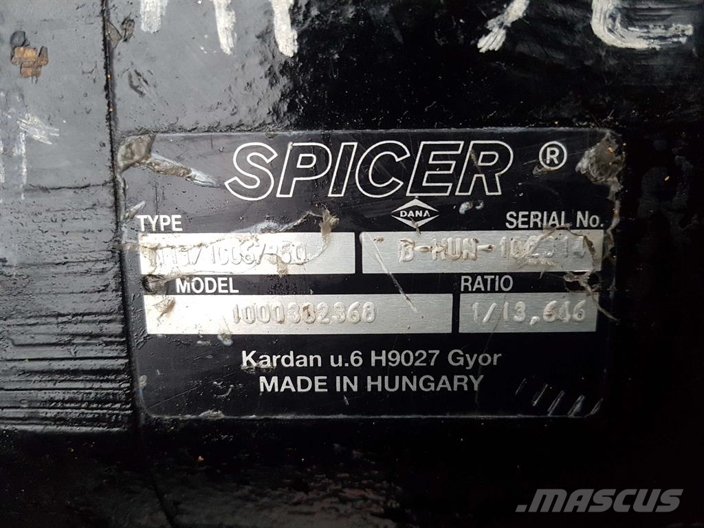 Wacker Neuson -Spicer Dana 111/10067350-Axle/Achse/As 軸