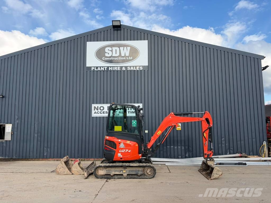 Kubota U 27-4 Mini ekskavatori < 7 t