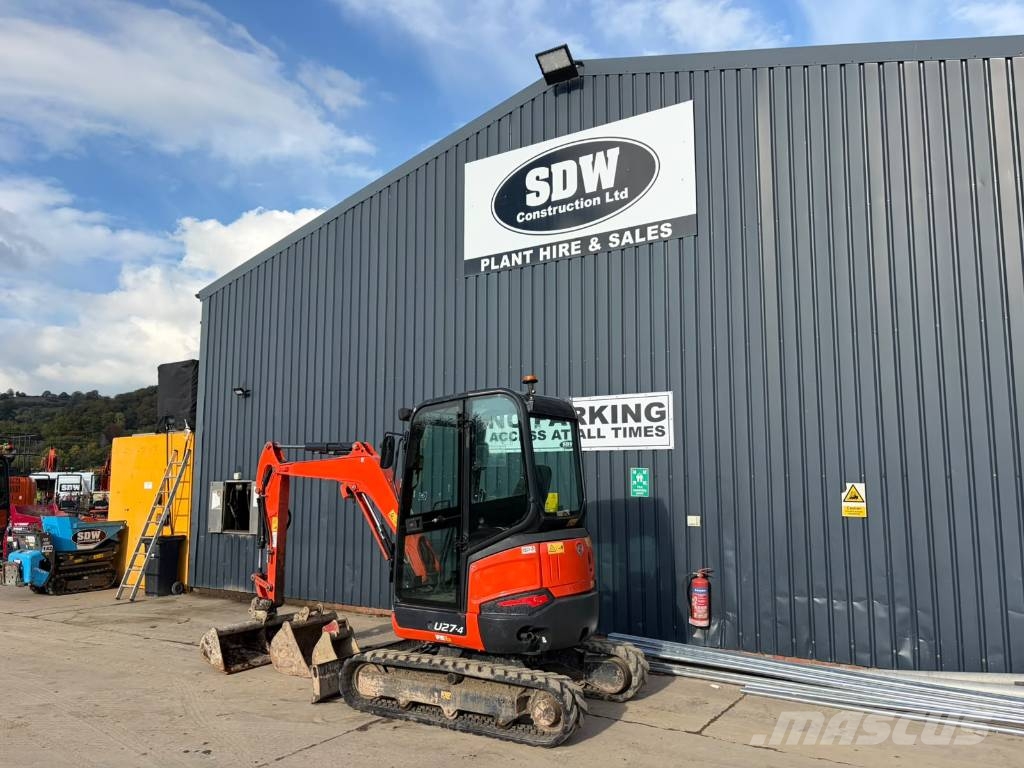 Kubota U 27-4 Mini ekskavatori < 7 t
