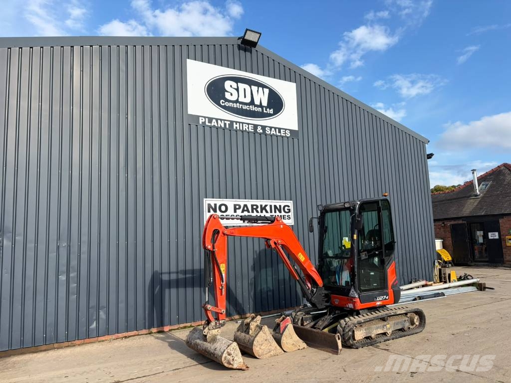Kubota U 27-4 Mini ekskavatori < 7 t
