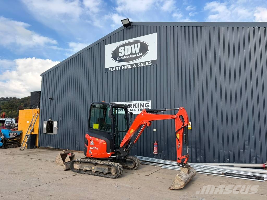 Kubota U 27-4 Mini ekskavatori < 7 t